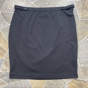 eci New York Black Pencil Skirt